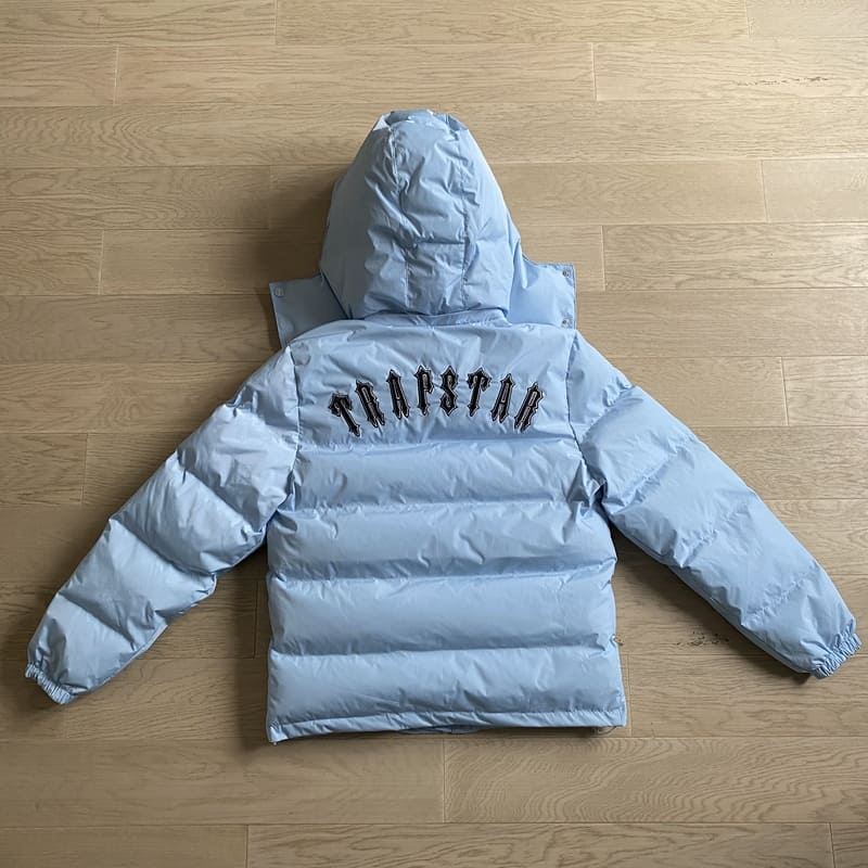 Jaqueta Puffer Trapstar Detachable Ice Blue