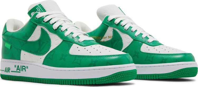 Louis Vuitton x Air Force 1 Low 'White Gym Green'