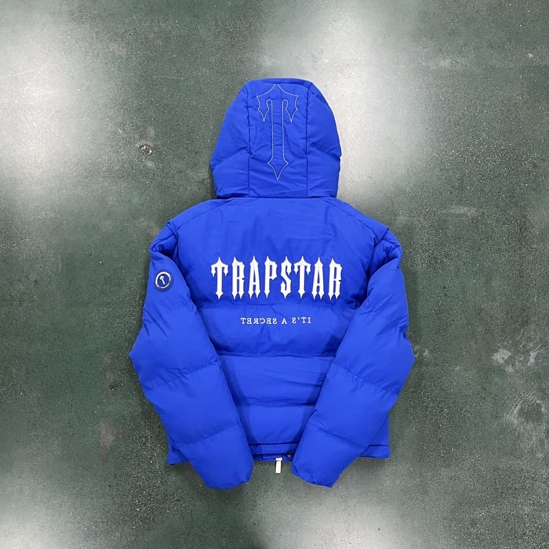 Jaqueta Puffer Trapstar Decoded 2.0 Dazzling Blue