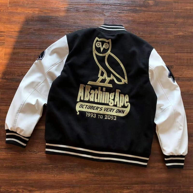 Jaqueta Varsity BAPE X OVO