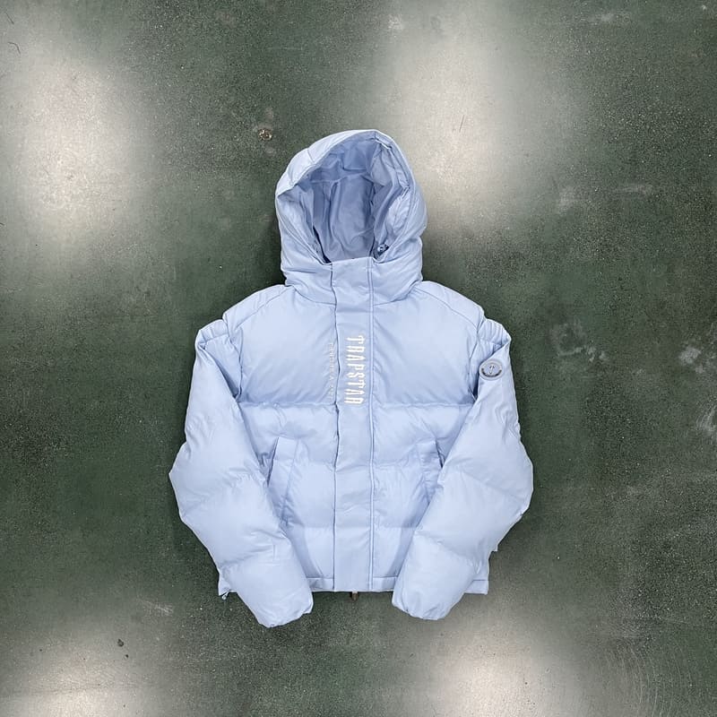 Jaqueta Puffer Trapstar Decoded 2.0 Ice Blue