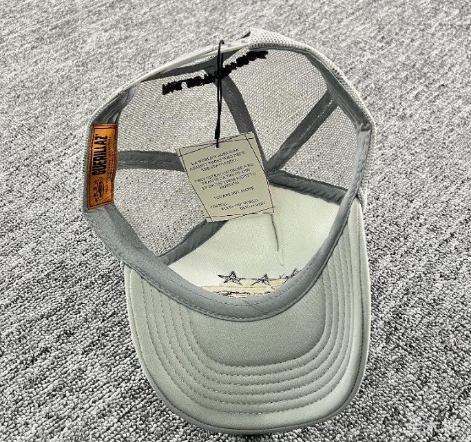 Boné Corteiz 4Starz Alcatraz Trucker Grey