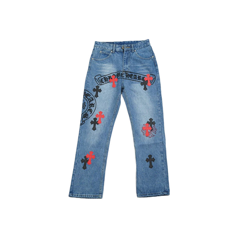 Calça Jeans Chrome Hearts