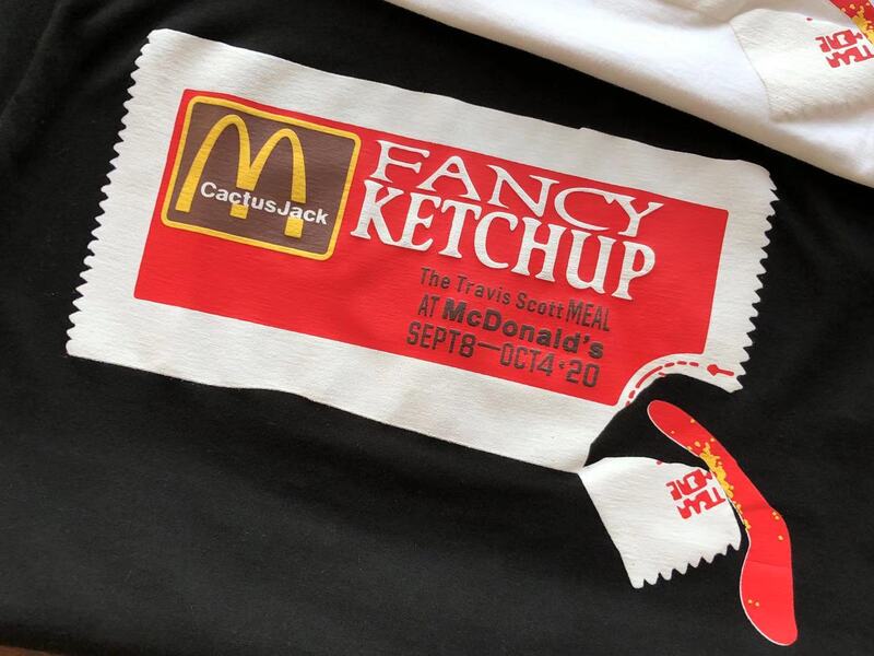 Camiseta Travis Scott x McDonald’s Fancy Ketchup