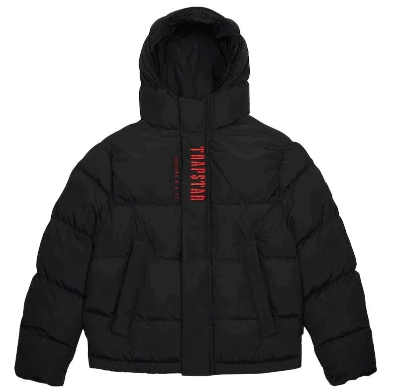 Jaqueta Trapstar Decoded Hooded Puffer 2.0 Infrared Edition